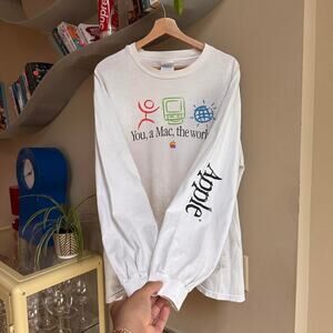 Vintage Apple Promo Long Sleeve Shirt